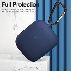 Protective Soft Silicone Cover with Keychain Cleaning Kit for Apple AirPods Pro