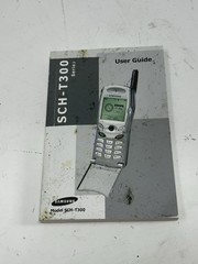 Samsung SCH-T300 – Gray and Black ( Verizon ) Box and Accessories WORKS