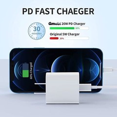 20W Super Fast Charger + Type-C Cable For iPhone 11 13 14 Pro Max Xs XR 8 7 6 5