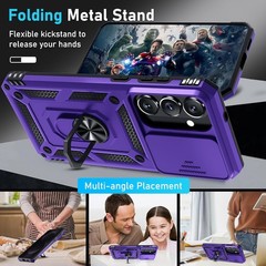 Samsung Galaxy S26 Case with Built-in Slide Camera Lens Cover & Shockproof Prote