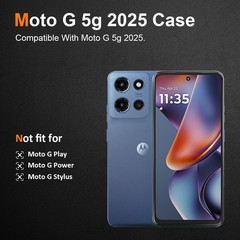Transparent TPU Silicone Case for Moto G 2025 – Slim Soft Clear Protective Cover