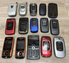 Lot of 15 Various Samsung Cell Phones *Not Tested AS-IS Models in Description