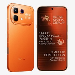 Infinix NOTE 60 Pro ( Orange, 128 GB 8 GB RAM) Snapdragon 7s NFC Global Version.