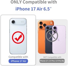 Clear Soft Transparent TPU Bumper Cover Case for iPhone Air