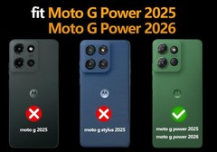 Motorola Moto G Power 2026, Moto G Power 2025 Tempered Glass TPU Case (Clear)