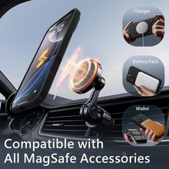 Magnetic for iPhone 16 Pro Max Case, Integrated Silicone Camera Control Button,
