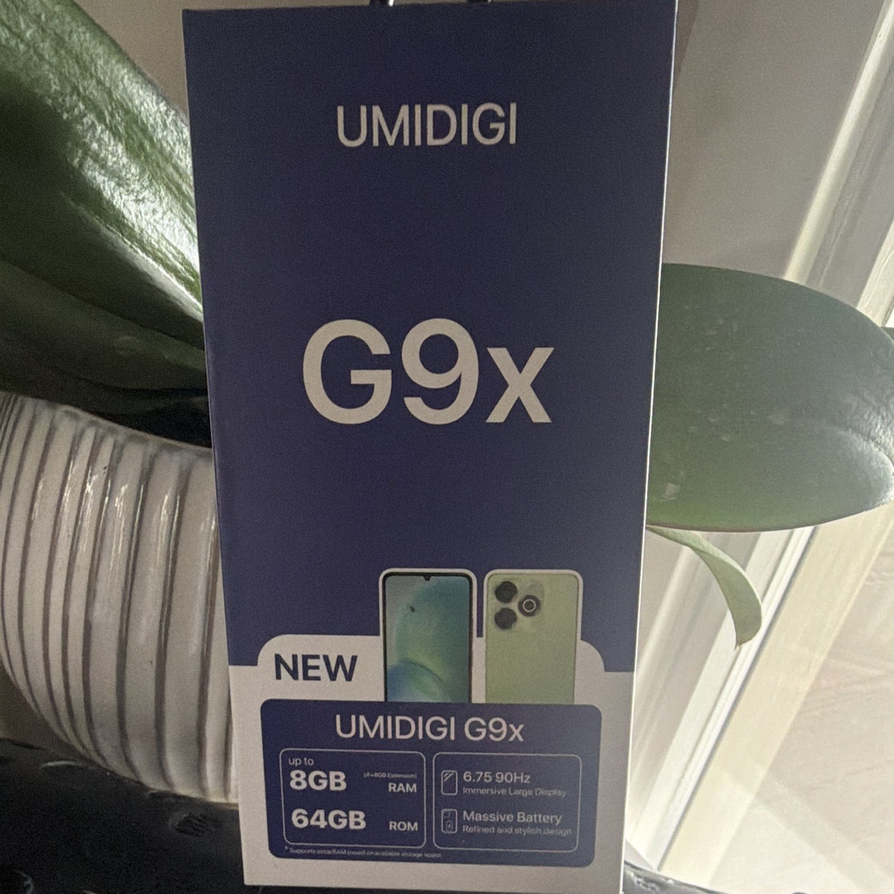 UMIDIGI G9x 64GB 8GB RAM 6.75&Prime; LTE Factory Unlocked Android Green