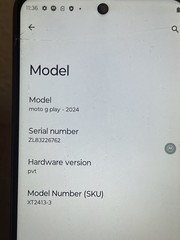 Motorola Moto G Play 2024 XT2413-3, 64GB (AT&T) 6.5&Prime; – Sapphire Blue – SEE