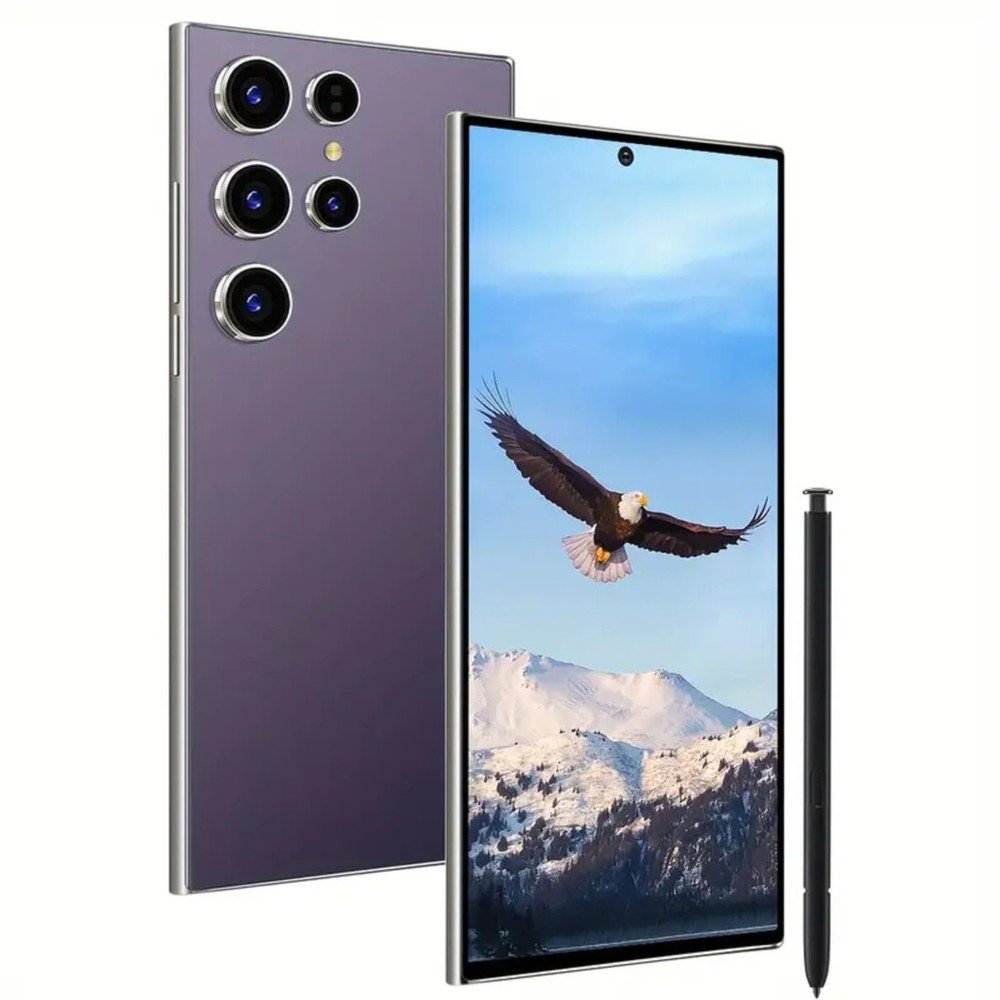 256GB Dual SIM I24 Ultra Android Phone – 6.8&Prime; Full HD Display, styles Pen unlock