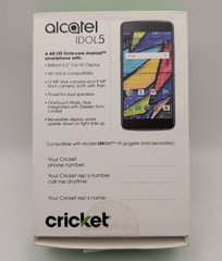 Alcatel Idol 5 6060C Android Smartphone Cricket Locked 5.2&Prime; 32GB FHD 12 MP 4G