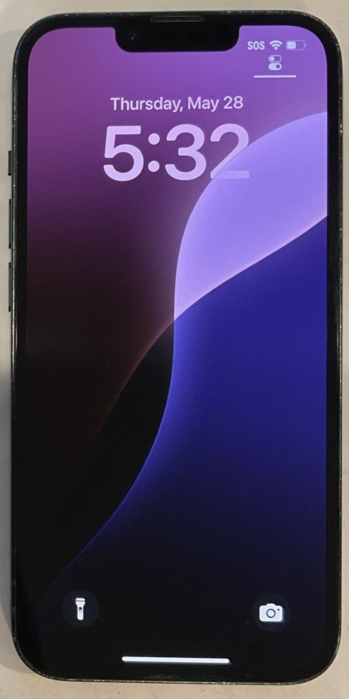 TESTED USED GSM UNLOCKED MIDNIGHT iPhone 14, 256GB A2649 MPVV3LL/A (93% BATTERY)