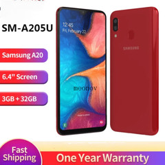 Samsung Galaxy A20 SM-A205U 32GB ROM 3GB RAM 4G Unlocked Smartphone-New Sealed