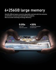 New K60 Pro Unlocked Phone,6.7&Prime; Android 13 Smartphone 6GB+256GB Dual Sim 6800mAh