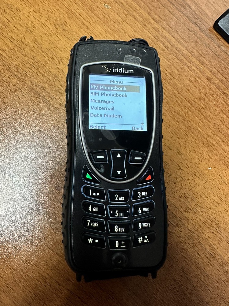 Iridium 9575 Satellite Black Handheld Wireless Digital Phone AS IS / READ MORE