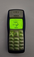 Nokia 1100b Blue & Gray TracFone Cell Phone