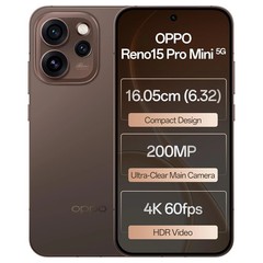 Oppo Reno15Pro mini 5G ( Brown,12GB RAM, 256GB) Dimensity 8450 Global Version
