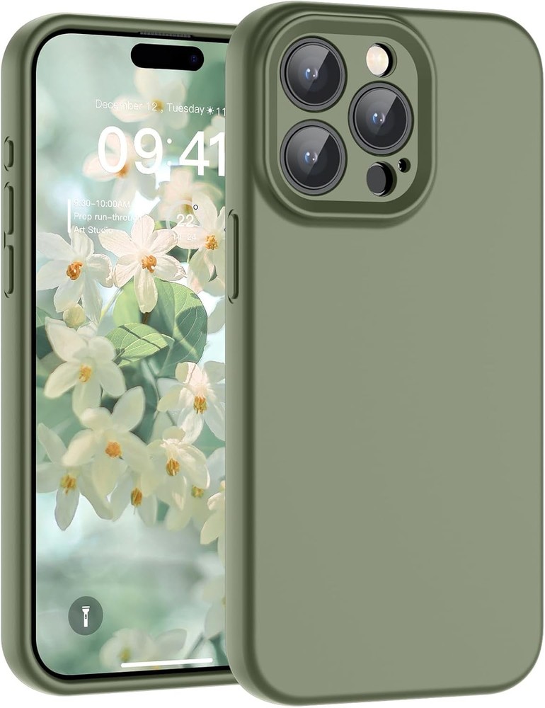 Designed for iPhone 14 Pro Case, Premium Liquid Silicone Slim Shockproof Phone C