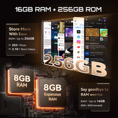 Smartphone 5G Cubot X100, Android 15, Dimensity 7025, 6nm, 2.5GHz,6.88-inch