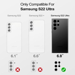 for Samsung Galaxy S22 Ultra Case Military Grade Protection Cover Armor Rugged