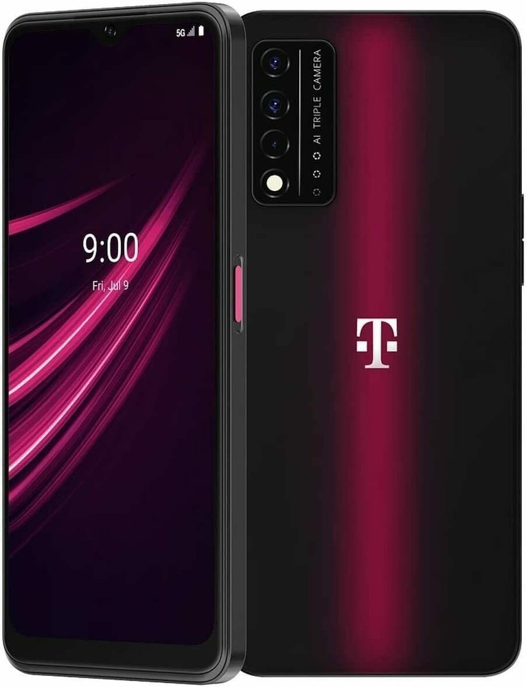(NEW) T-Mobile REVVL V+ 5G – 64 GB – Nebula Black (T-Mobile)