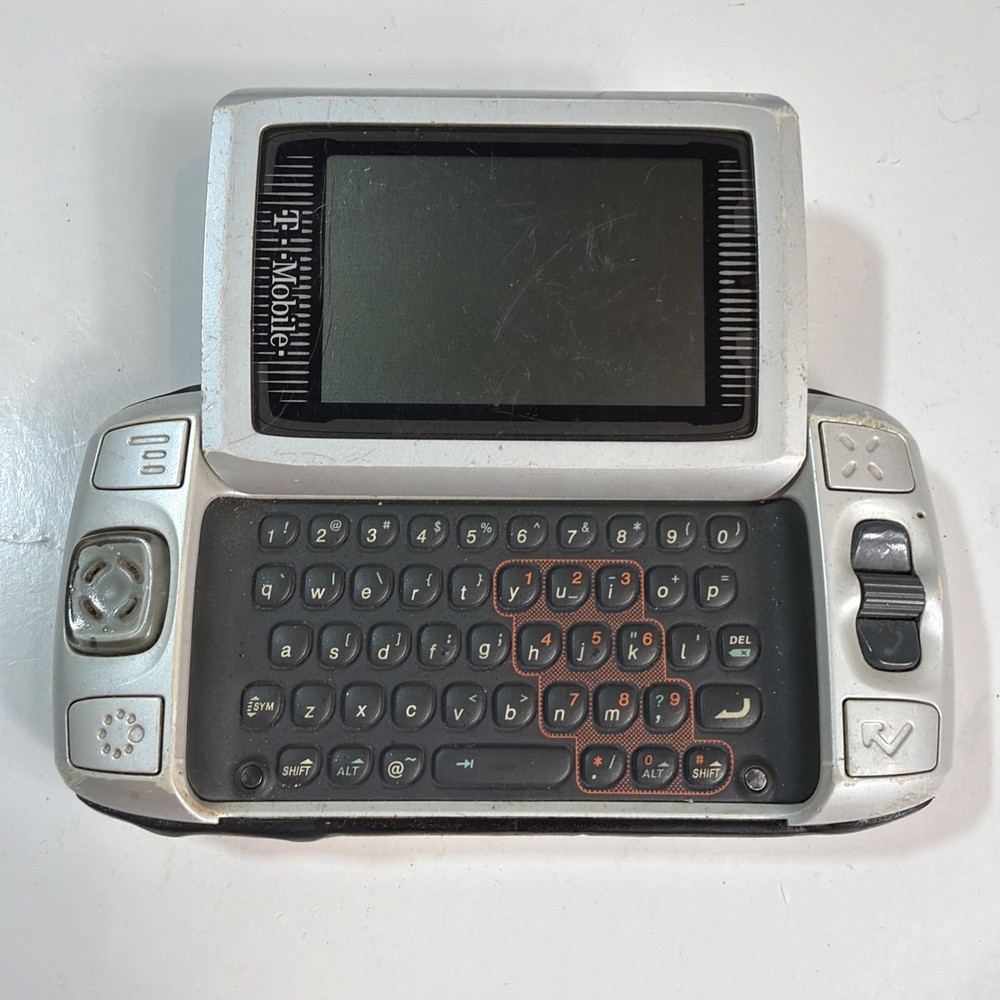 Sharp Sidekick 2 II PV100 Gray Silver T-Mobile Hiptop Smartphone Untested RARE