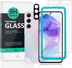 2PCS Screen Protector & Camera Lens Protector for Samsung Galaxy A55 5G 6.6 Inch