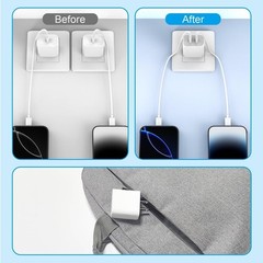 Type C Charger Fast Charging, 4 Pack Dual Port Wall Adapter with 6FT Cable