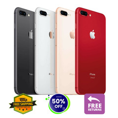 Apple iPhone 8 Plus 64GB Gray, Gold, Silver – Unlocked, Verizon, AT&T, T-Mobile