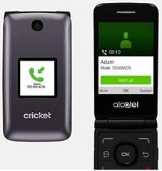Alcatel QuickFlip 4G LTE Basic Flip Phone for CRICKET (4044C)