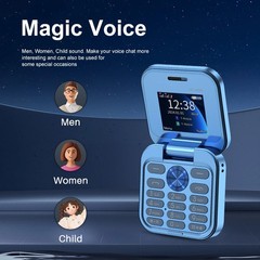 SERVO i17 2G Small Flip Mobile Phone 2 SIM Speed Dial MP3 Flashlight FM Radio
