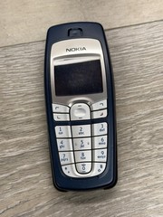Nokia 6010 – Dark Blue and Silver Cellular Phone NPM10 – FOR PARTS ONLY UNTESTED