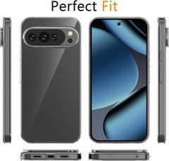 Slim Clear Bumper Case for Google Pixel 10 Pro XL 6.8 Inch, Shockproof Protectio