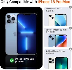 iPhone 13 Pro Max 6.7 inch Case Heavy Duty Protection Anti-drop Cover Case