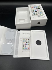 Apple iPhone 5s Gold 64gb Original Box Only Plus Plastic Inserts And Stickers