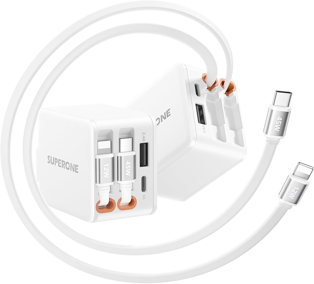 84W 4-Port USB-C Fast Charger Block for iPhone 17/16/15/14/13, Galaxy