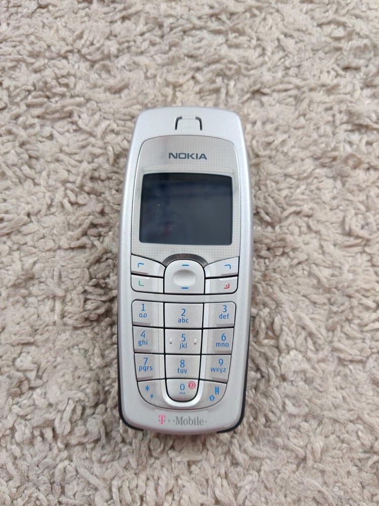 Nokia 6010 Mobile Phone Silver 2G GSM 850/1900 Dualband T-Mobile Cellular Phone
