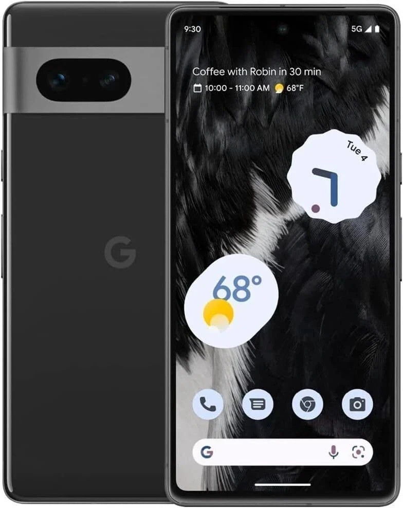 Google Pixel 7 6.3&Prime; GVU6C 256GB Obsidian (Unlocked) – Good Condition
