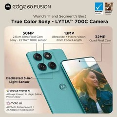 MOTOROLA Edge 60 Fusion 5G 8GB 256GB ROM-Amazonite Unlocked OPEN BOX USA STOCK