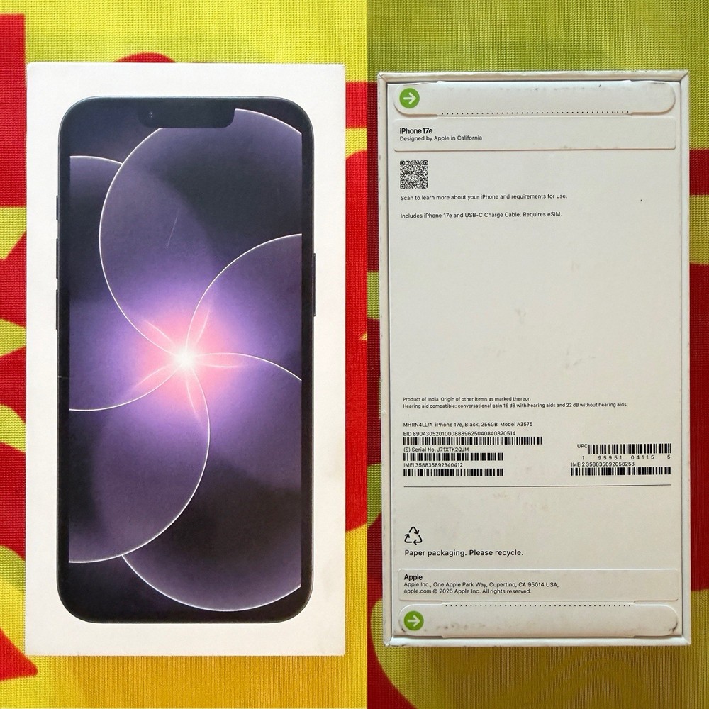 Apple iPhone 17e Black 256GB Wi-Fi Only *For Parts / Repair*
