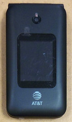 Alcatel Cingular Flip 4 IV U102AA – Black ( AT&T ) 4G VoLTE Cellular Phone