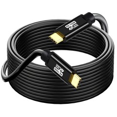 USB C to C Cable 25FT, 100W 4K60HZ Type C GEN2x2 Data USB3.1 Video Output