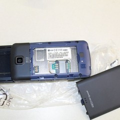 Rare Vintage LG KT525 TIM Black Phone International In Box Complete