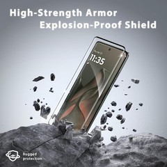2PCS Screen Protector & Camera Lens Protector for Motorola Edge 2025 6.70 Inch 9