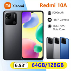 Xiaomi Redmi 10A 64/128GB ROM Octa-core Phone Android 6.53&Prime; Dual SIM New Sealed