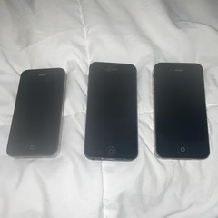 Apple iPhone 8GB Verizon Black Lot of 3 Smartphones For Parts/Not Working