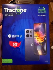 Motorola Moto G 5G 2025, 64GB Blue Tracfone