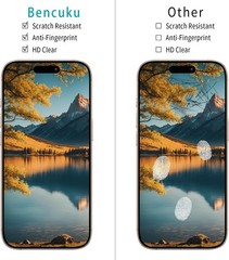 2 Pack Screen Protector for iPhone 17 Pro Max 6.9 Inch with 2 Pack Camera Lens P