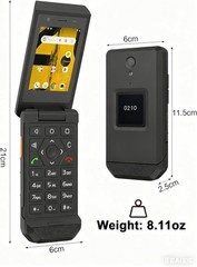 CAT S22 Rugged Flip Phone Unlocked (16GB) 2.8 » Touchscreen Smart Cell Phone …