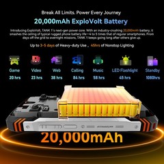 Blackview OSCAL TANK 1 5G Rugged Smartphone 36GB+256GB 6.78&Prime; 2.4K 20000mAh NFC