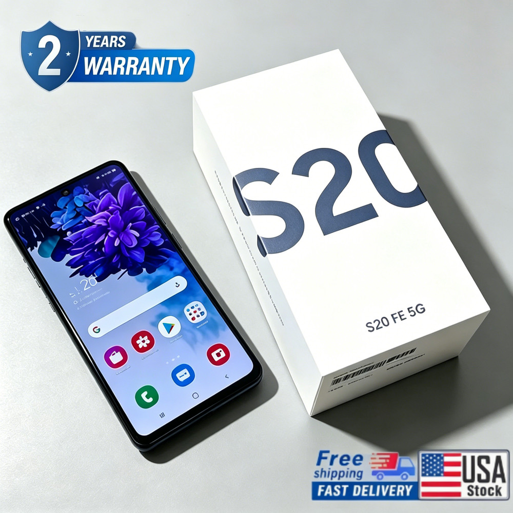 📱NEW SEALED Samsung Galaxy S20 FE 5G SM-G781U1 128GB+6GB Factory Unlocked*BLACK